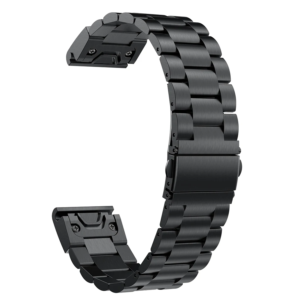 Сменный металлический ремешок для часов Garmin Fenix 5/5 Plus из нержавеющей стали