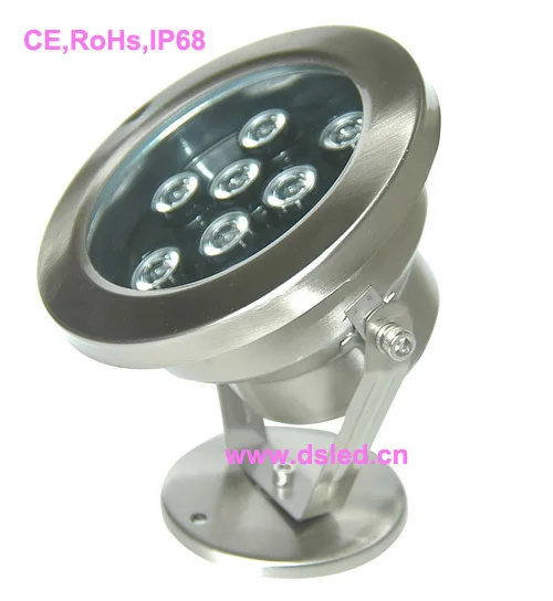 Высокая мощность CE IP68 нержавеющая сталь 9 Вт светодиодный прожектор светодиодная