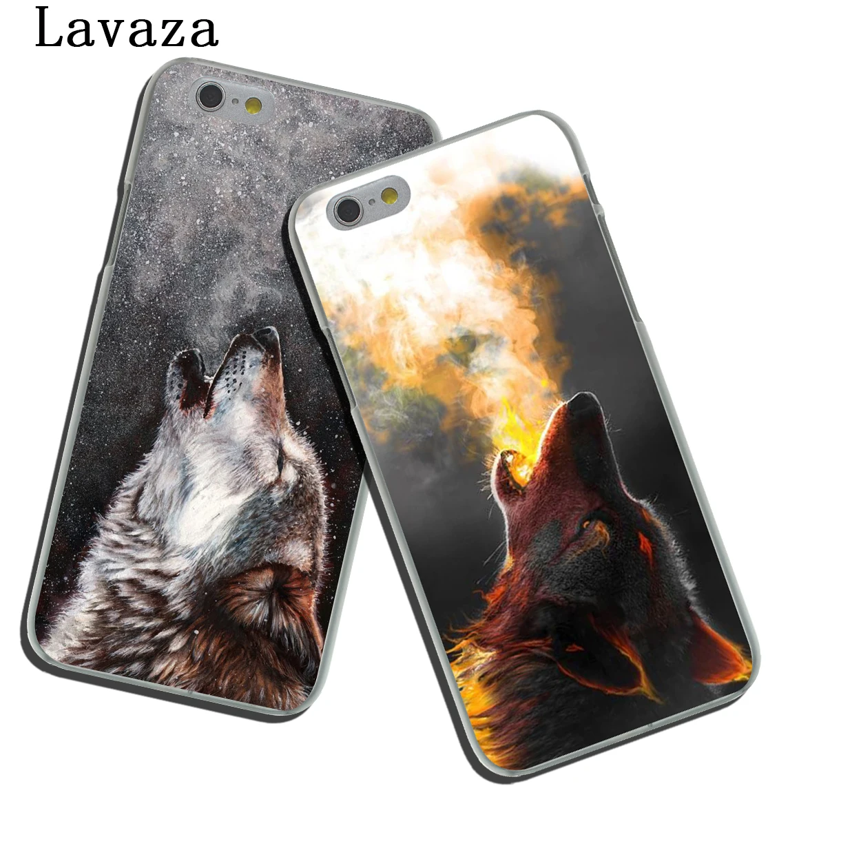 Жесткий чехол для телефона Lavaza Fierce Snow Wolf iPhone XR X XS 11 Pro Max 10 7 8 6 6S 5 5S SE 4S 4|case for iphone|case