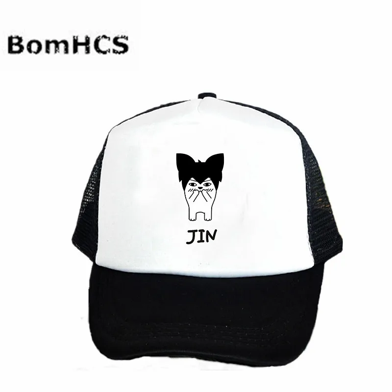BomHCS Kpop Бейсболка Шляпа Fanshion Snapback BTS Bangtan Boys JIN Велоспорт хип хоп шляпа| |