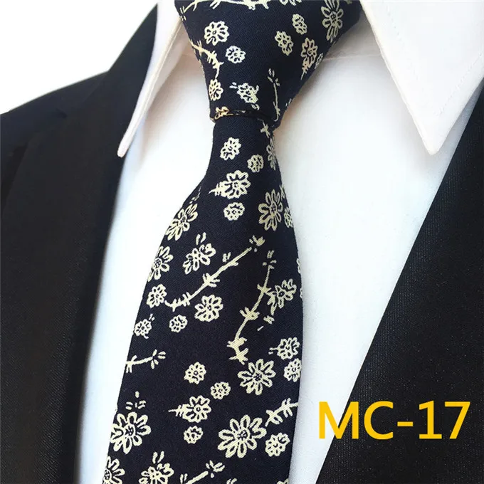 MC17 ГКНТ фирменная дизайнерская новинка года новинка розовое Цветочный принт зеленый тонкий 6 см, узкие галстуки для мужчин Свадебный галстук-бабочка Для мужчин s Галстуки Галстук A086 - Цвет: MC17