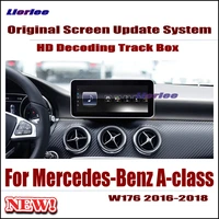 original car screen update decoder for mercedes benz a class w176 2016 2018 parking rear view camera carplay adapter cable