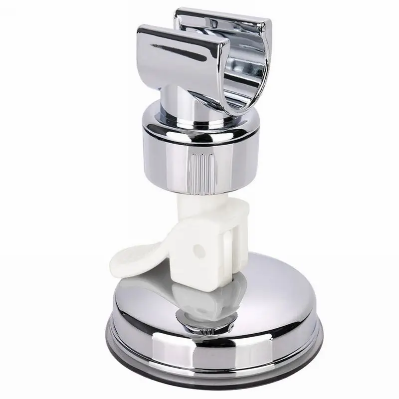 Shower Head Handset Holder Chrome Bathroom Wall Mount Adjustable Suction Bracket | Обустройство дома