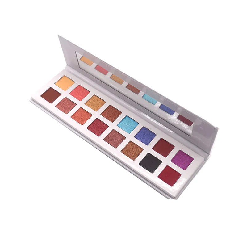 Новинка 16 цветов текстурированная Мерцающая матовая Палетка теней для глаз
