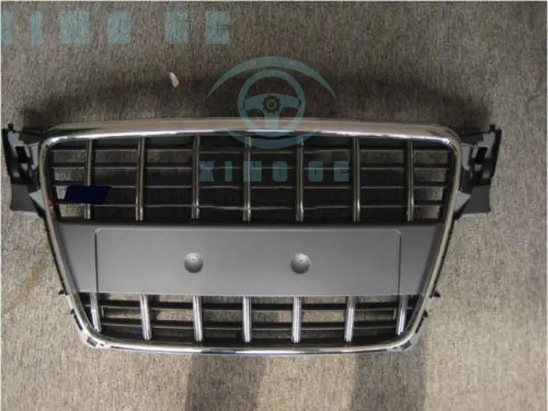 Высококачественный АБС пластик для Audi A4 S4 B8 2008 2012 черно серая решетка гриля|abs audi