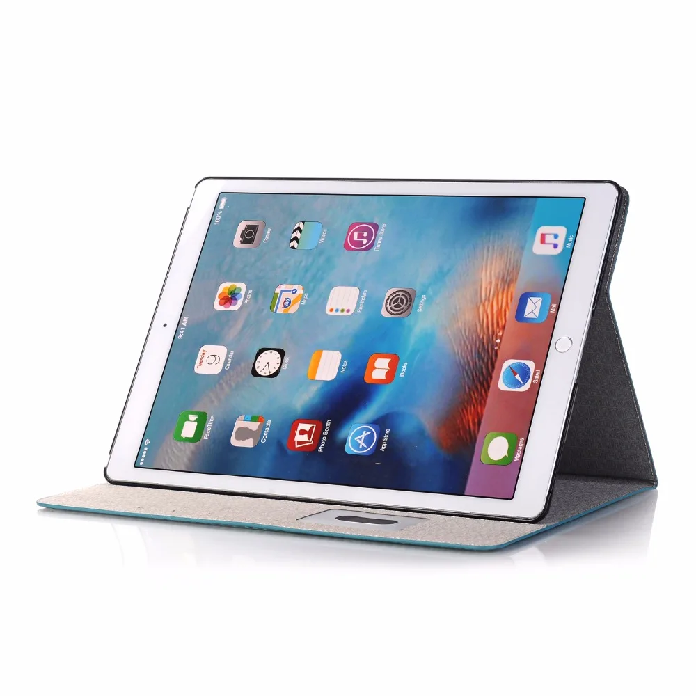 Чехол для iPad Pro 12,9 дюйма из крокодиловой кожи Модный деловой чехол для Apple Smart Cover подставка держатель для карт