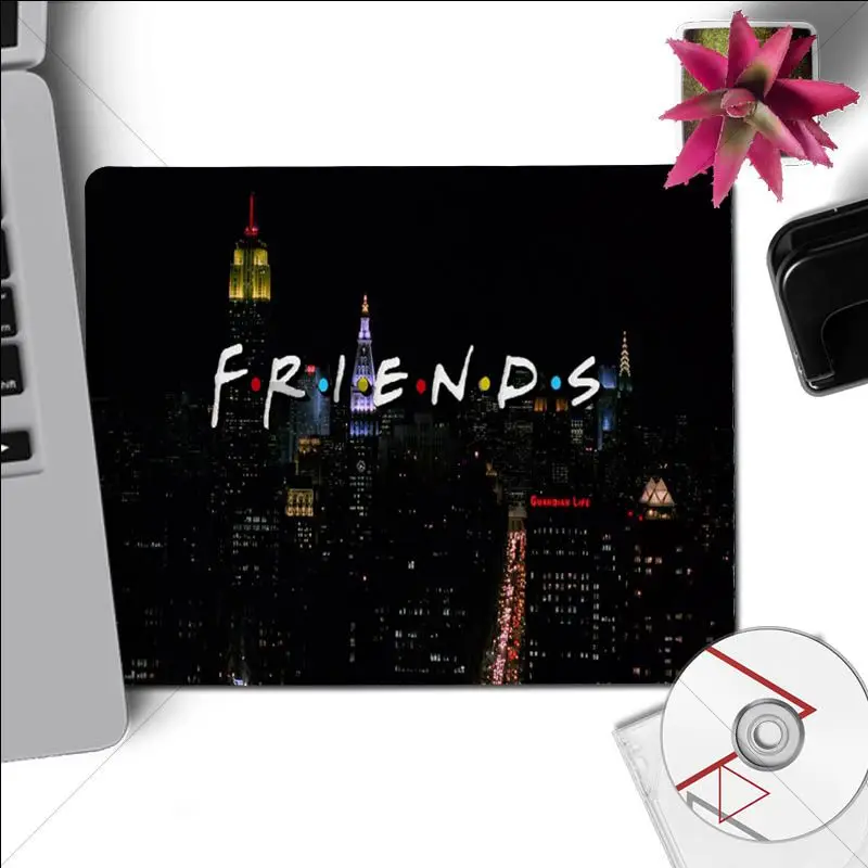 No Lock Edge18x22cm Yinuoda друзья ТВ показывает Мышь pad PC компьютер коврик Размеры для 180x220x2 мм и 250x290x2 мм Малый Мышь pad - Цвет: No Lock Edge18x22cm