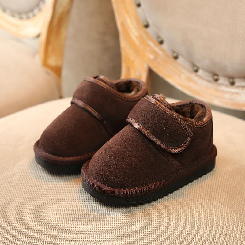 

2020 winter baby cotton shoes children's leisure snow boots plus thick low state boys and girls warm shoes baby toddler shoes