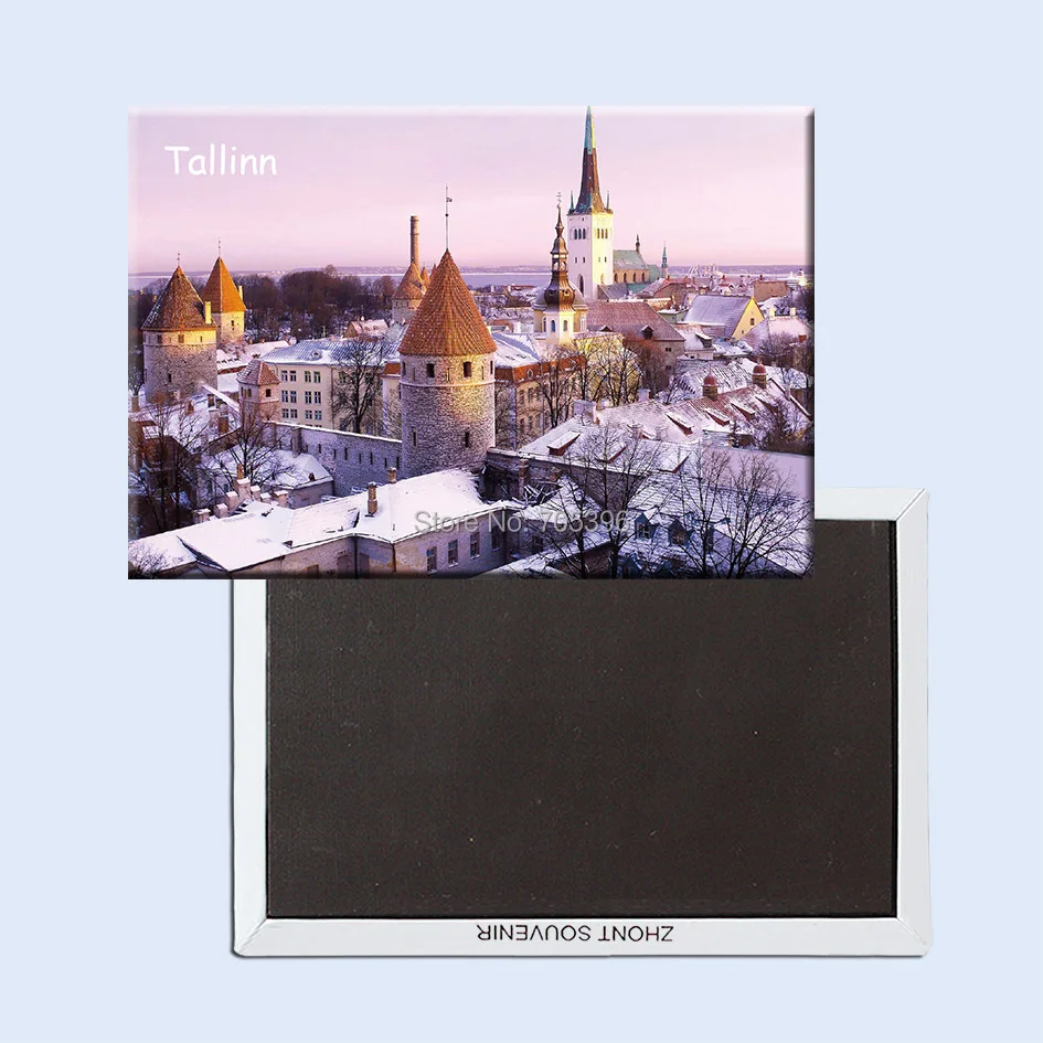 Таллинн Эстония жесткие магниты на холодильник из путешествия 20837|fridge magnet|tallinn