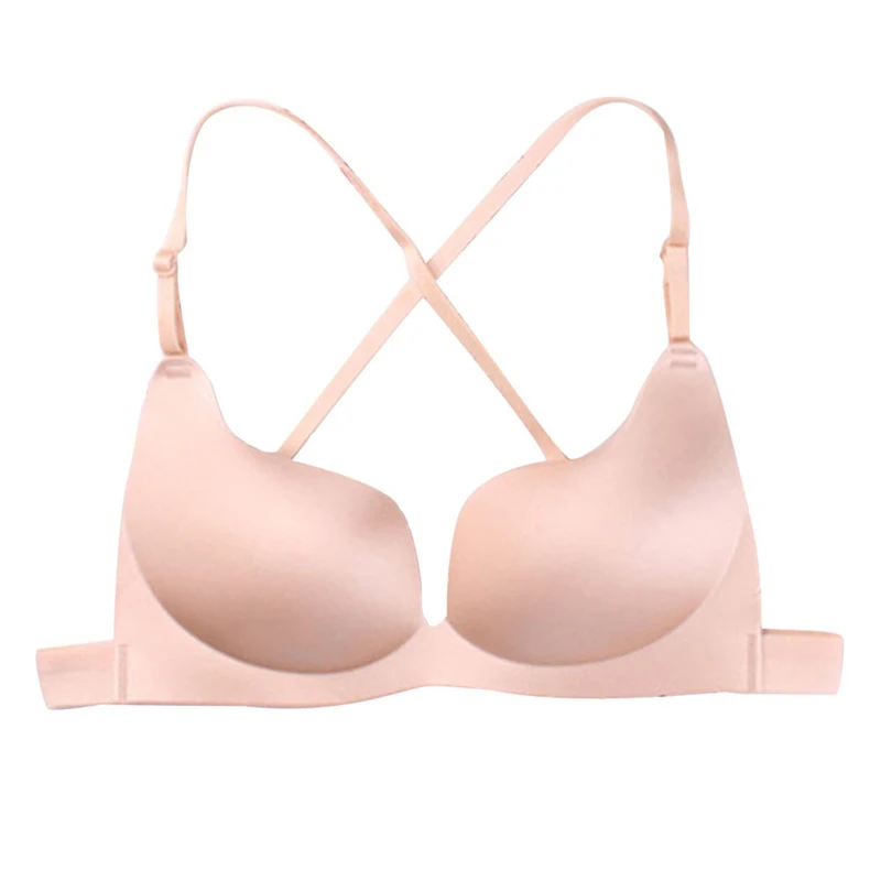 Женский бюстгальтер с открытой спиной и эффектом пуш ап|Бюстгальтеры| |