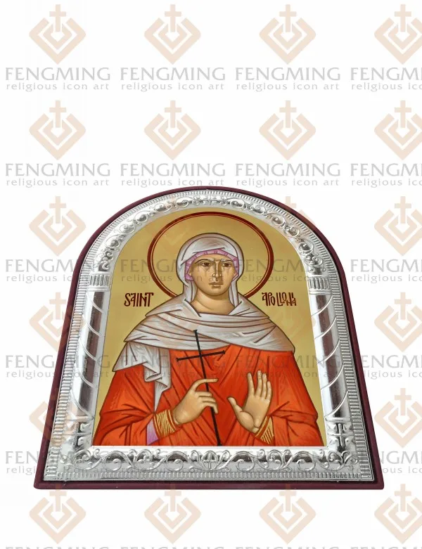 2015 новый дизайн фотографии христианских стен saint Apollonia религиозная мода подарок