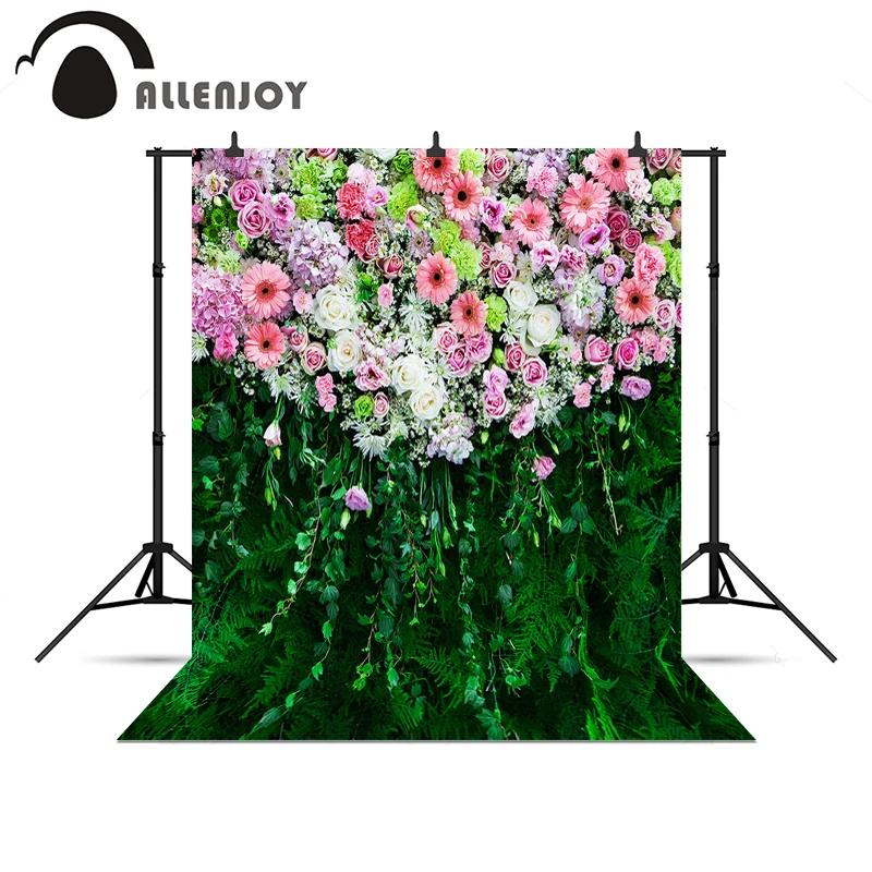 

Allenjoy фон для фотосъемки красивые цветы фон для свадебной сцены фотография