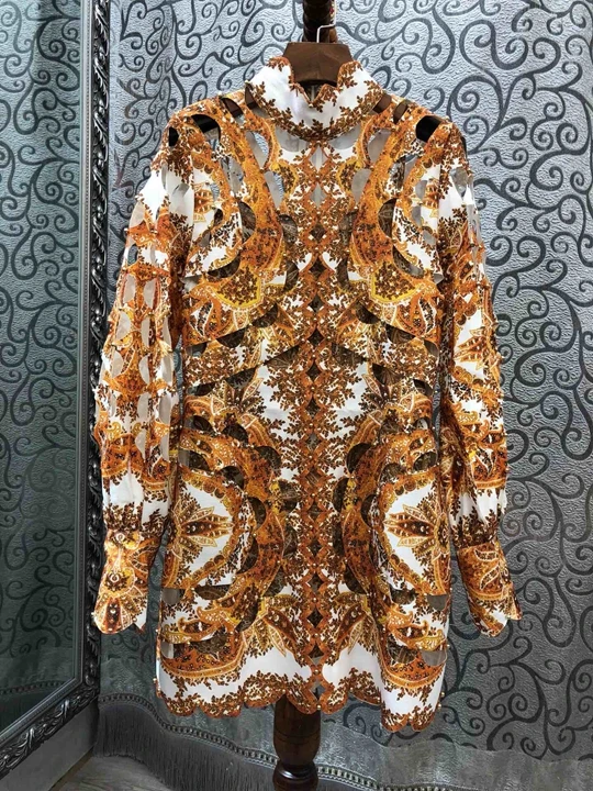 Сексуальные вечерние Клубные платья с вырезами, новинка, осенняя мода, Стильное женское винтажное платье выше колена с воротником-стойкой и длинным рукавом