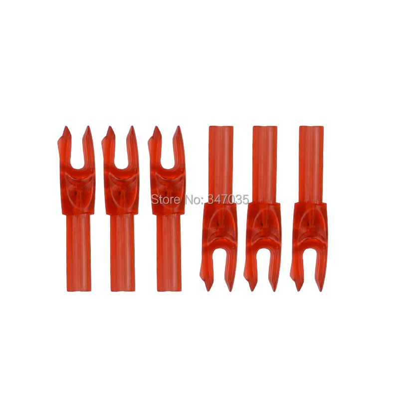 50Pcs Plastic Arrows Nock Knock 098 for ID4.2mm 0.165&quot Carbon Fiberglass Shaft Archery Bow Free Shipping Accessories | Спорт и
