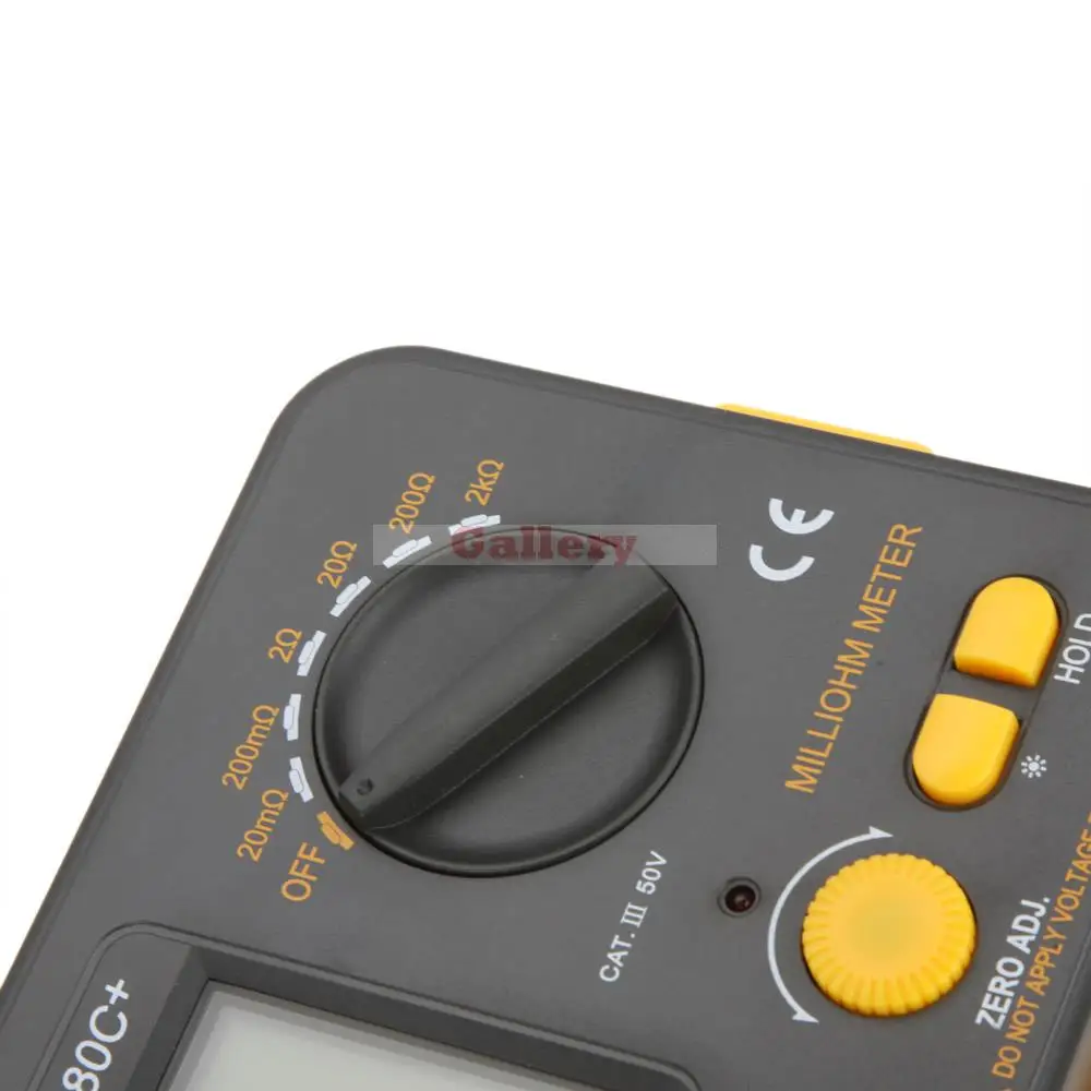 Vici VICHY VC480C + 3 1/2 цифровой измеритель сопротивления Milli ohm тест на сопротивление 4