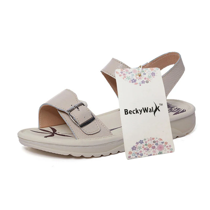 Женские сандалии на платформе BeckyWalk повседневные римские из натуральной кожи