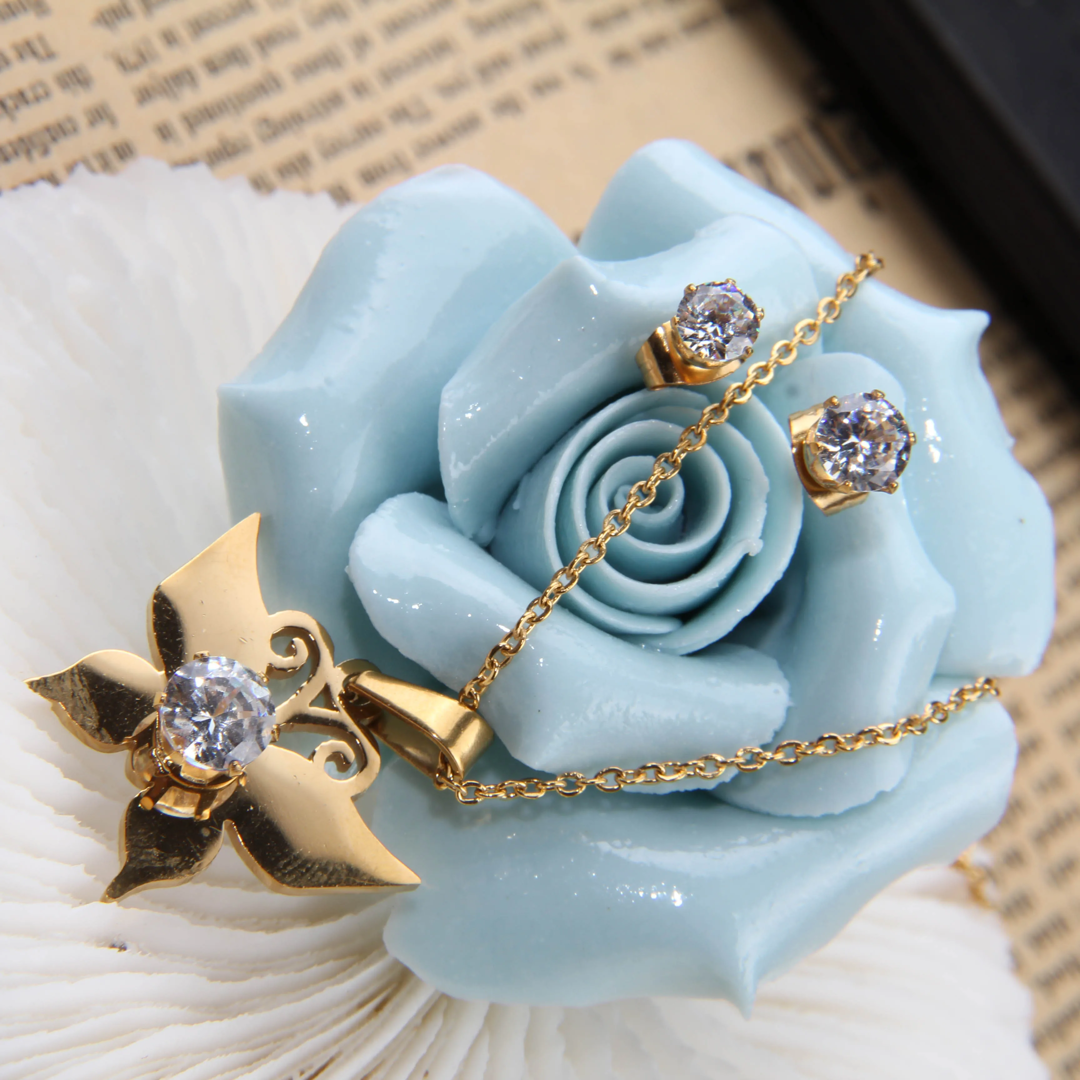 OUFEI Наборы украшений с бабочкой ожерелья и подвески цепочка чокер ожерелье