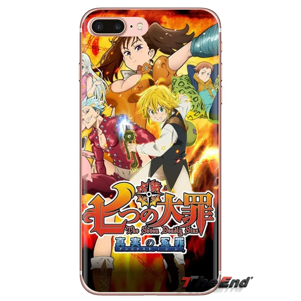 Seven Deadly Sins Season 1 для Samsung Galaxy J1 J2 J3 J4 J5 J6 J7 J8 Plus 2018 Prime 2015 2016 2017 прозрачные чехлы из ТПУ |