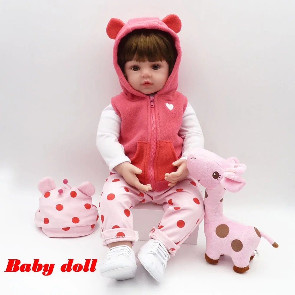 Игрушки для малышей Reborn Baby Doll 48 см мягкие силиконовые перерожденные куклы