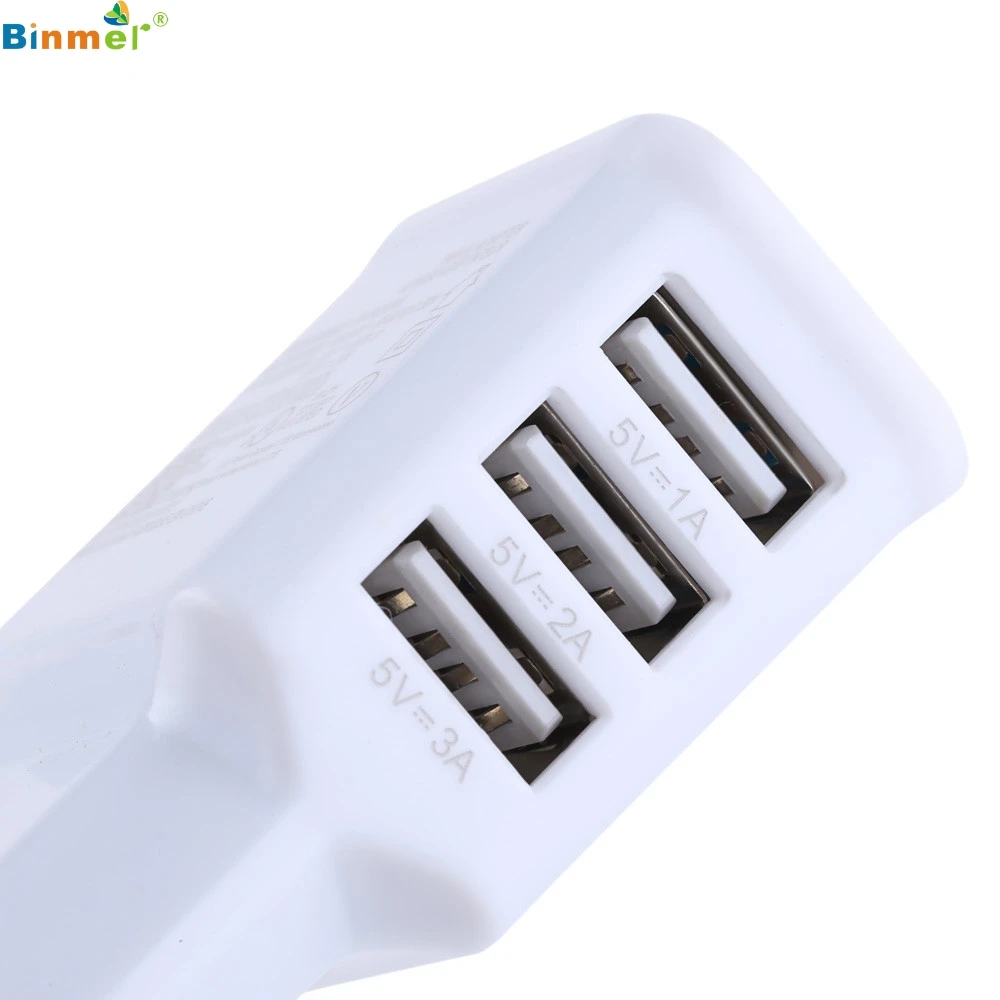 VOBERRY Travel 3 порта USB US Wall AC подходит для быстрой зарядки адаптера Samsung