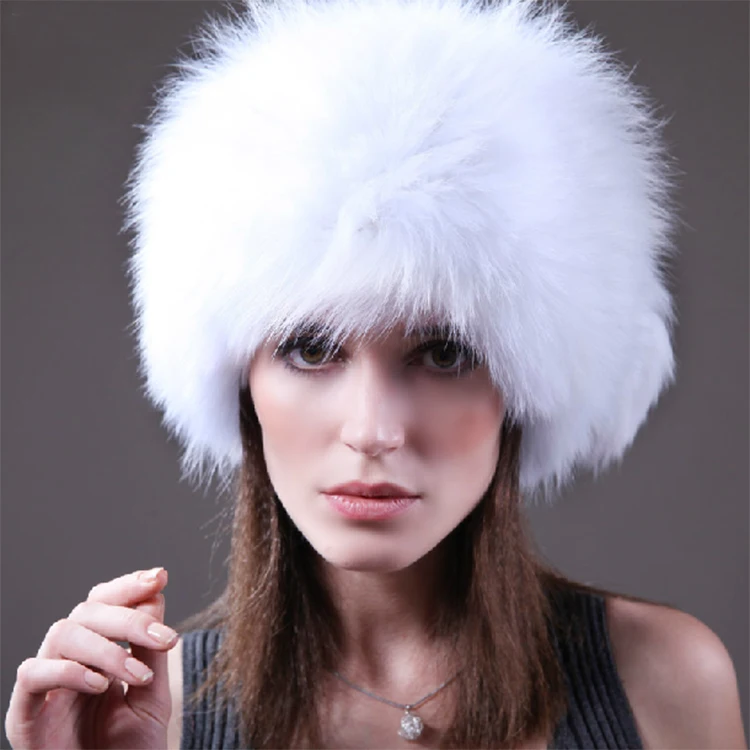 100% натуральная лиса Мех животных Кепки вязаная шляпа натуральным лисьим su-13128