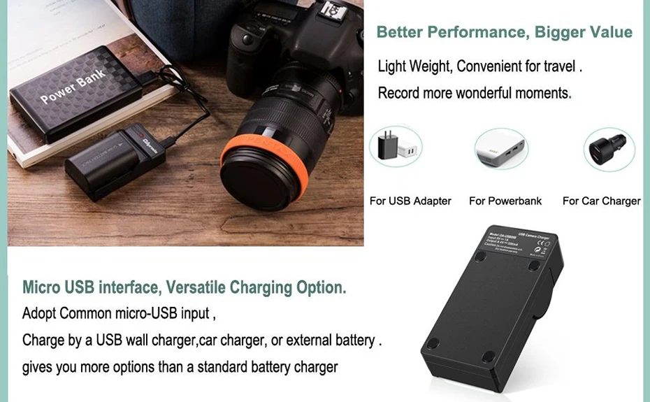 LP-E10 LC-E10E USB зарядное устройство для Canon EOS 1100D 1200D 1500D 3000D Kiss X50 Rebel T3 батарея камеры