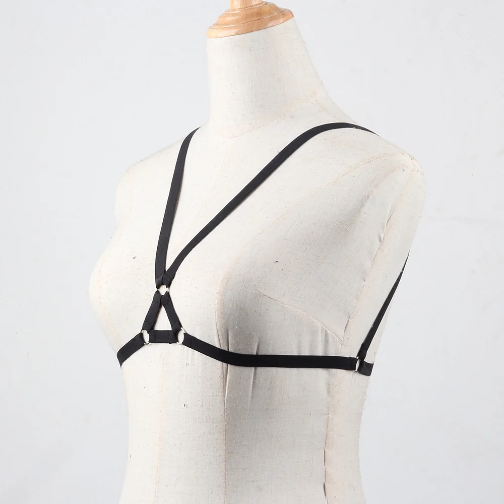 Новинка 2017 года изящная рамка бюст бандаж клетка бюстгалтер корсет черные