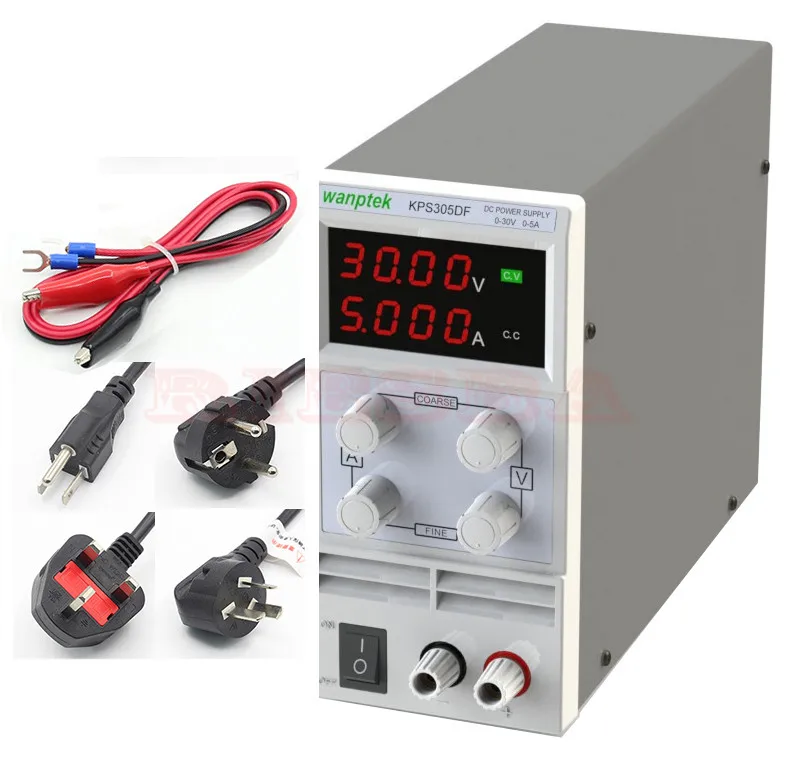 Wanptek KPS305DF 4 цифры светодиодный DC Питание для детей, на возраст от 0 до 30 V/0-5A 110 V-230 V 0,1 V/0.001A Цифровой Регулируемый - Цвет: KPS305DF A