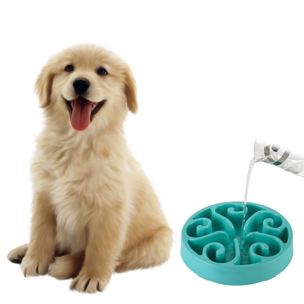 Медленной подачи собака чаша нетоксичные Экологичные Интерактивные развлечения