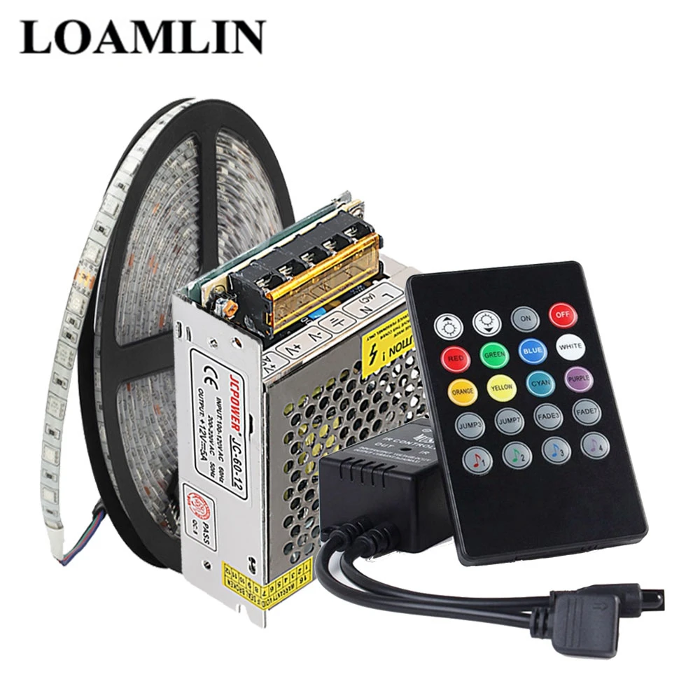 5 м 5050 60Led s/m RGB светодиодный ная лента водонепроницаемая или неводонепроницаемая