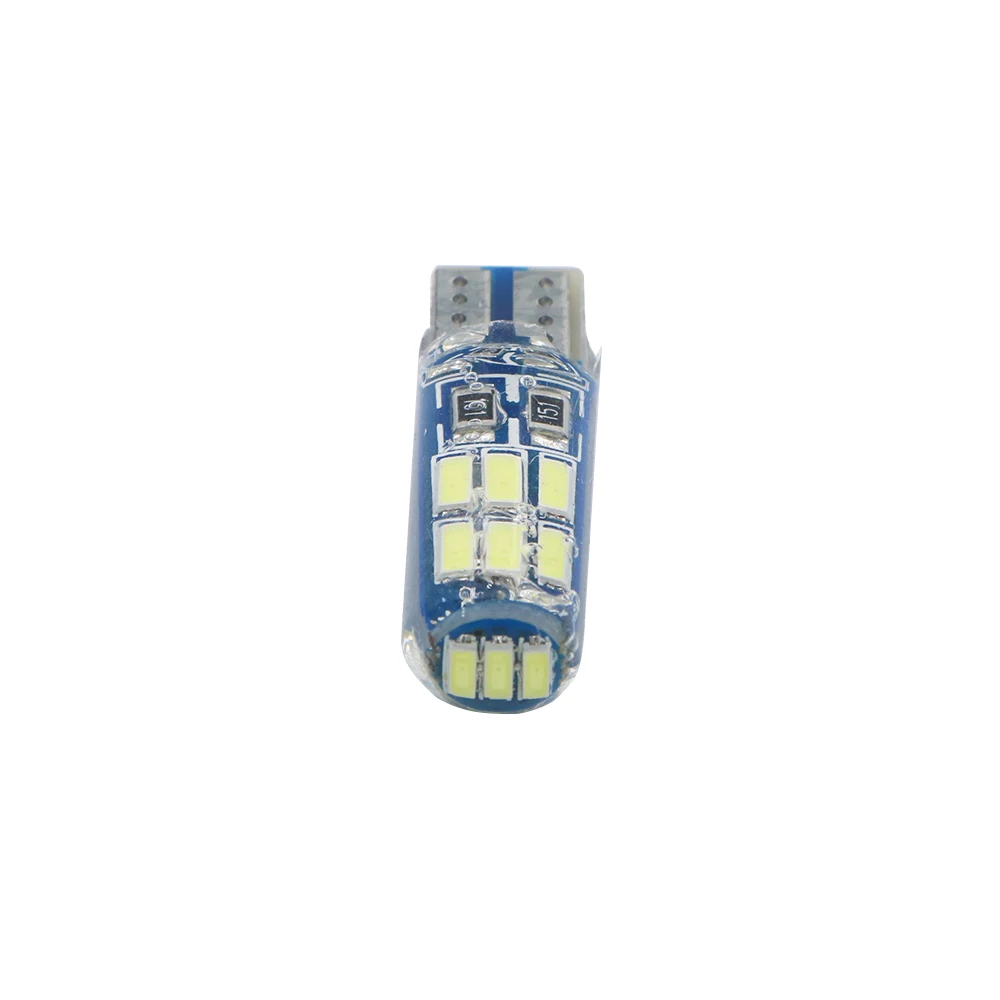 YSY 200 шт. Автомобильные LED T10 W5W led 194 168 15SMD 4014 Белый силиконовый светодиодный свет