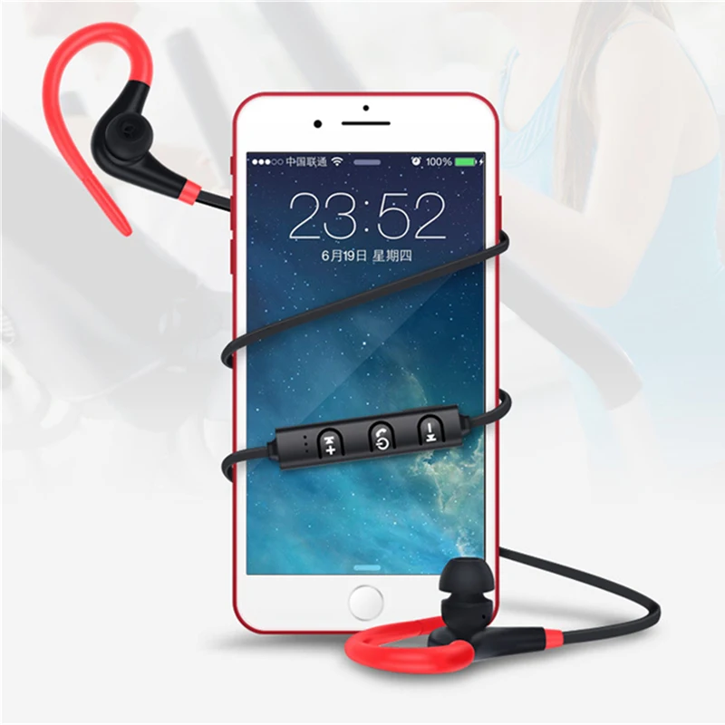Bluetooth наушники беспроводные спортивные мини громкой связи гарнитура с
