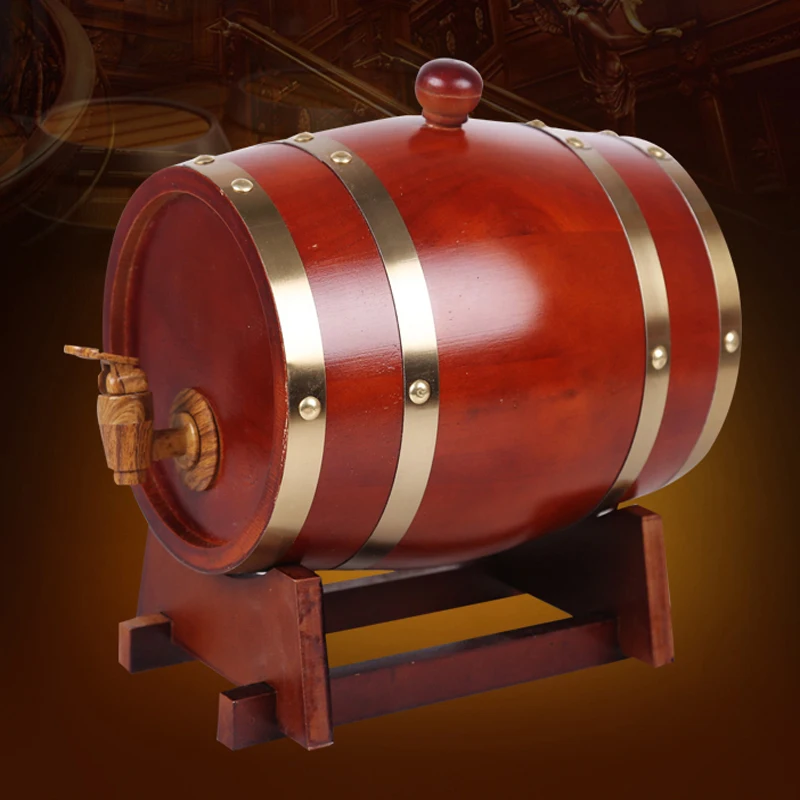 1.5L бочки из винного дуба Пивоваренная декоративная бочка бочонок ведро Brewage