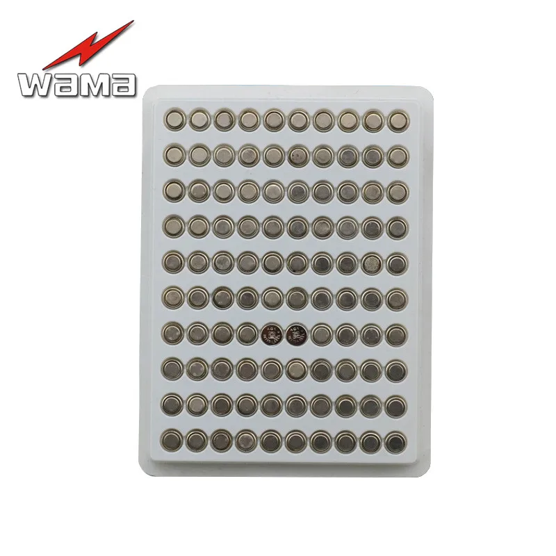 400 шт/4 шт Wama 100% новый AG1 1 55 V литиевая батарея таблеточного типа для батарей