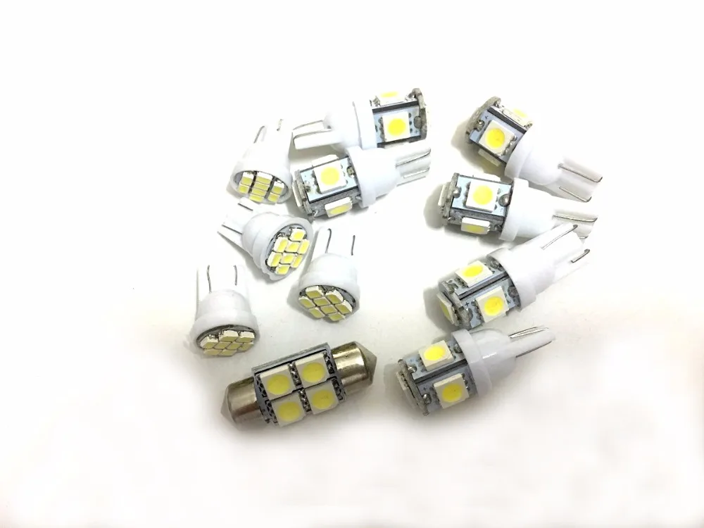 11PCS White LED Lights Interior Package Kit for Toyota Sienna 2011-2013 | Автомобили и мотоциклы