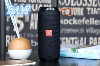 Тканевый материал беспроводной Bluetooth динамик портативный сабвуфер двойной рог