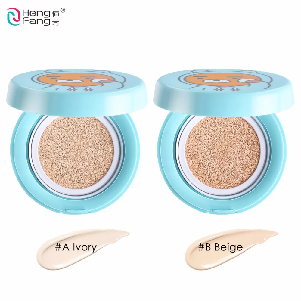 HengFang Air Cushion BB Cream Natural Concealer Moisturizing Foundation Makeup Bare Long-lasting Whitening Face Beauty Make up |