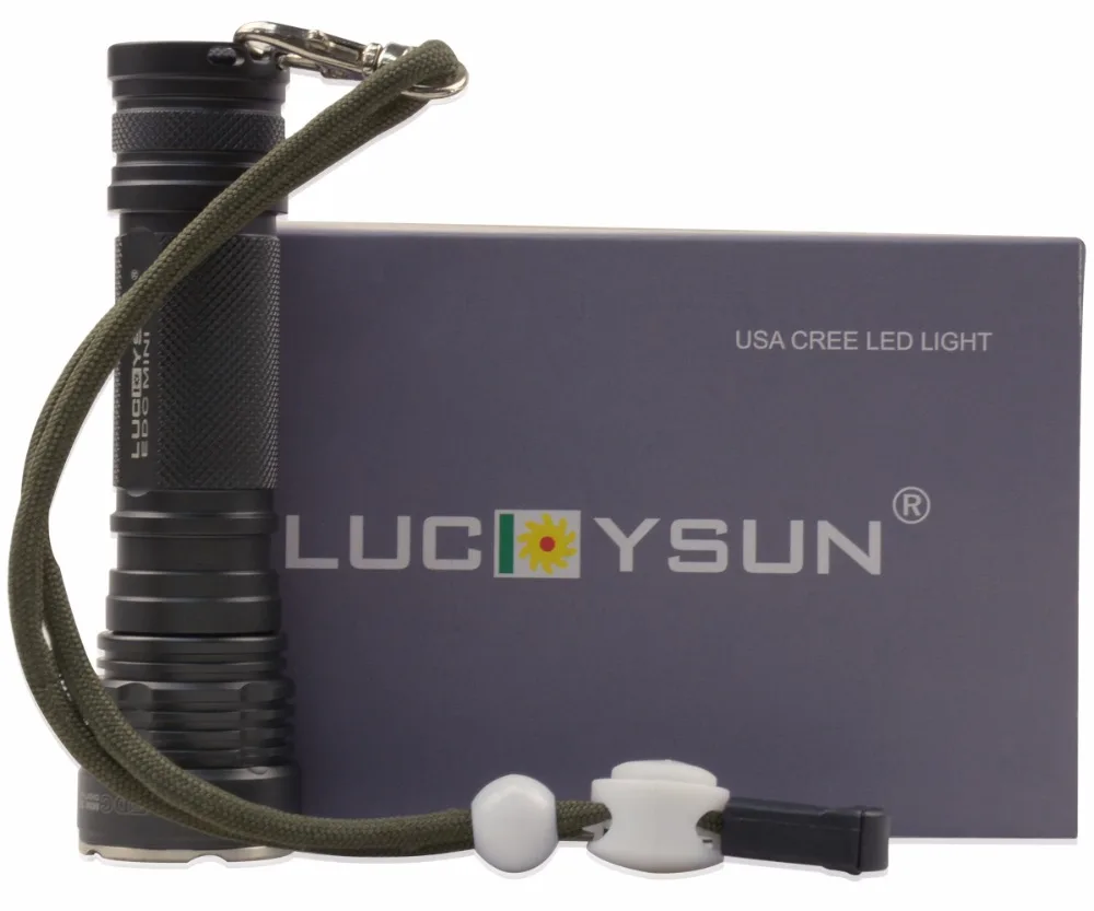 LUCKYSUN светодио дный LED Flashligh 14500 Мини фонарик карманный размер для ночной