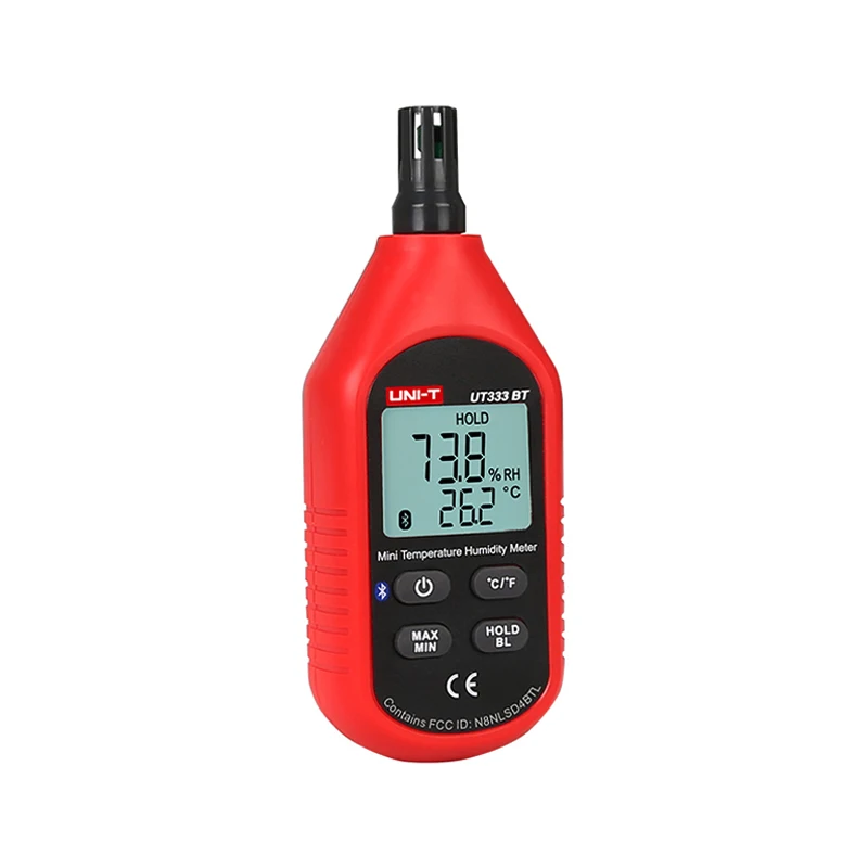 UNI-T UT333BT Bluetooth мини ЖК цифровой измеритель температуры воздуха и влажности термометр гигрометр датчик тестер UT333 обновление