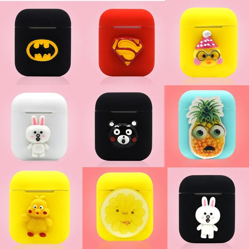 Новейший силиконовый чехол ручной работы для Apple аксессуары airpods защитный