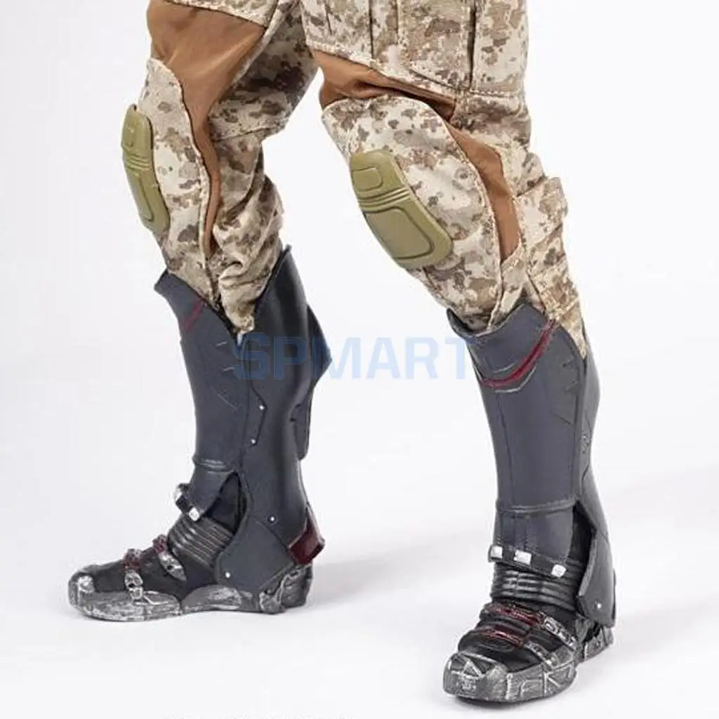 

1/6 Scale Men's Combat Boots Shoes For 12'' Action Figure Accessories