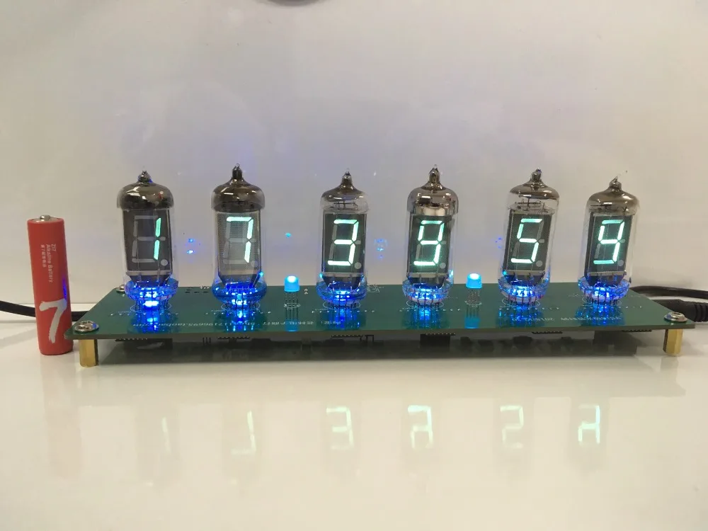 СВЕТОДИОДНЫЙ цифровой набор часов Nixie 6 бит электронные настольные часы в стиле