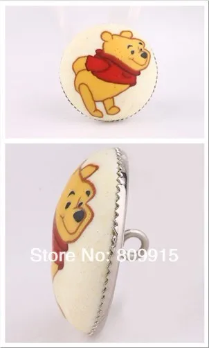 12 шт./лот Fimo глины хвостовик милые sew на кнопку 21 мм J0290|button punk|button japanbutton dimmer |