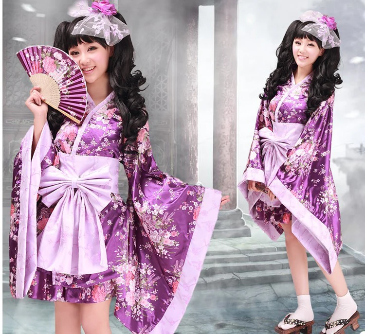 Кимоно принцессы Лолита костюм горничной и японский вишневый цвет предложение