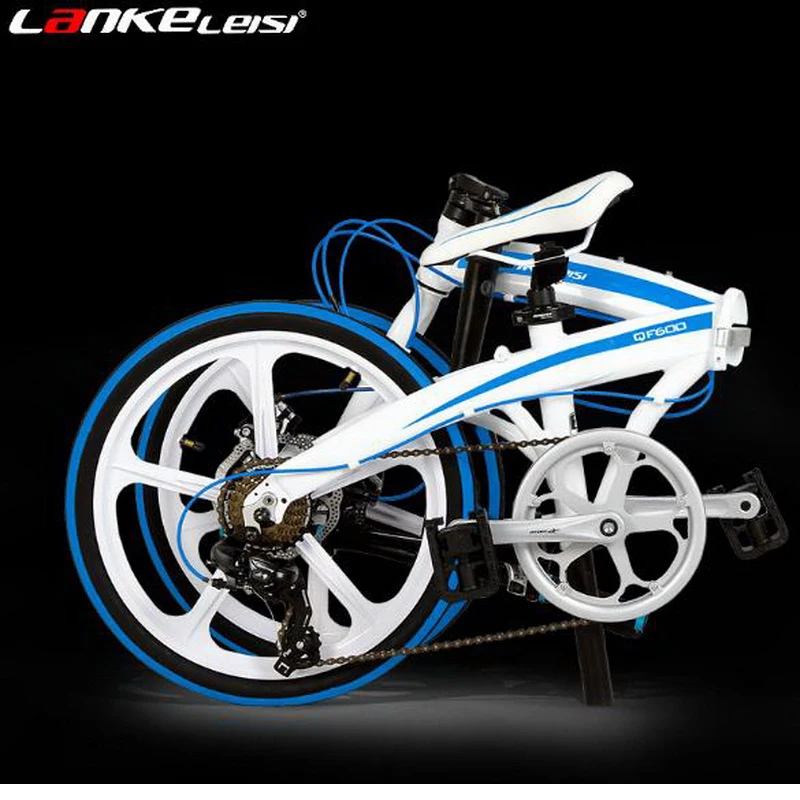 tb250908/20-inch folding car / 7-speed ultra-light aluminum alloy two-disc brakes men and women bike/Electrostatic paint | Спорт и