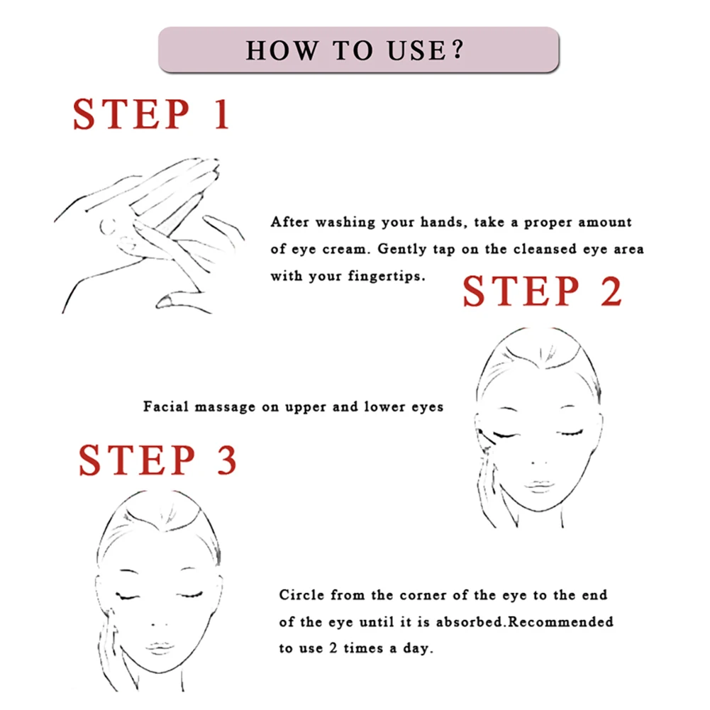 Пептидный коллагеновый антивозрастной травяной крем для кожи вокруг глаз 20 г| |
