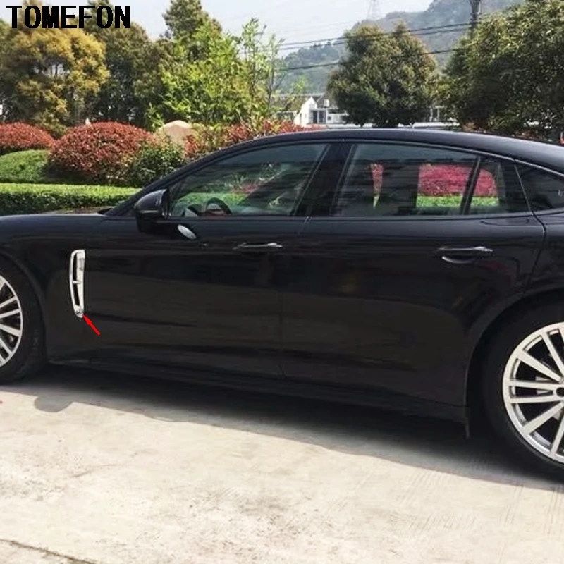 TOMEFON для Porsche Panamera 971 2017 2018 ABS хром или углеродное волокно цветное внешнее боковое