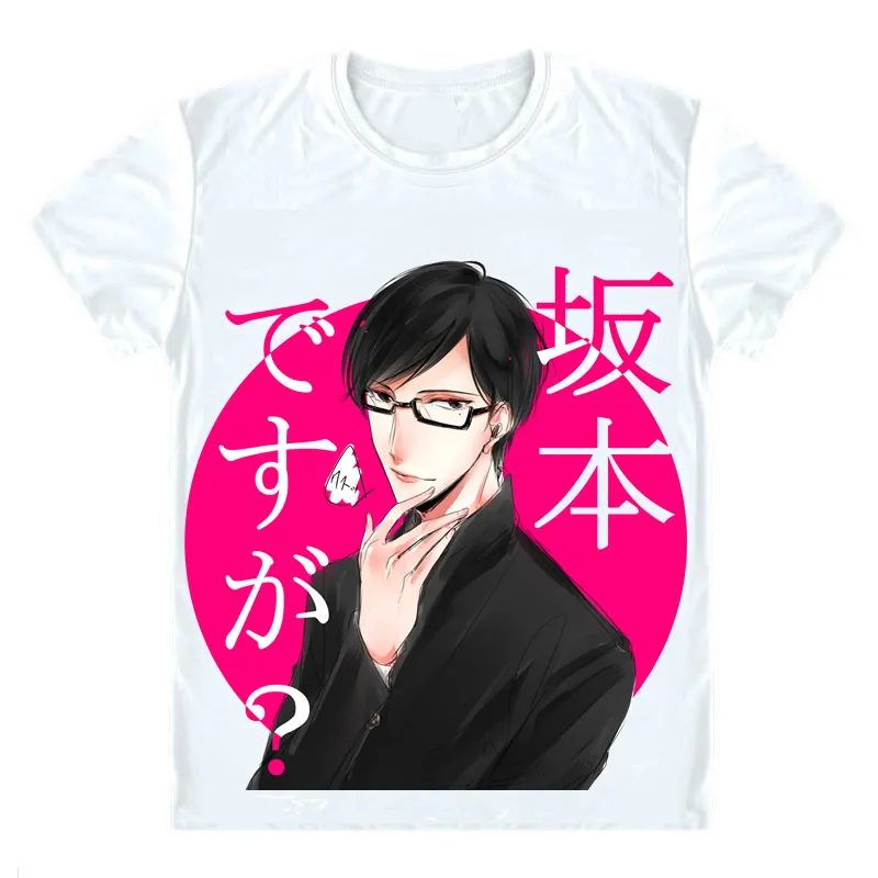 Еще не слышали я Сакамото футболки рубашки с короткими рукавами в разных стилях