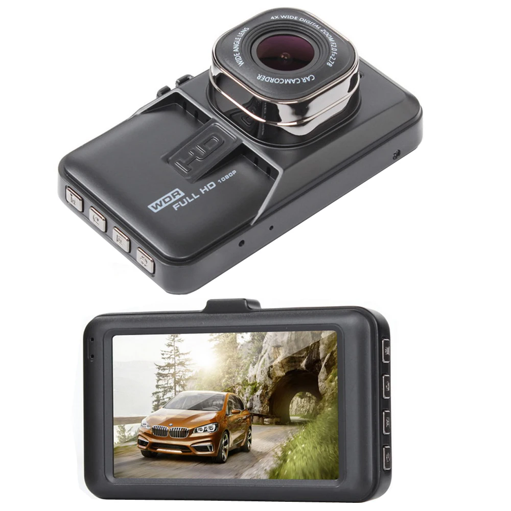 Podofo Novatek 96223 Автомобильный видеорегистратор Full HD 1080 p Регистраторы 3 0 дюймов Dashcam