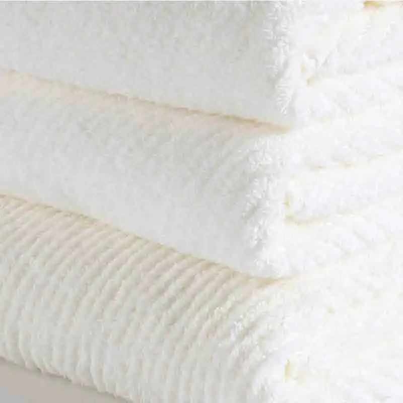 71*150см 510Г длинностебельное хлопковое полотенце для взрослых износостойкое впитывающее воду белое ванное полотенце для дома гостиницы